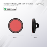 Laser Round Red Reflector Smart Tag - Extra Image