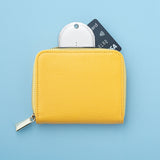 Laser Mini Smart Tag with Apple Find My Tracking White - Top-Down View