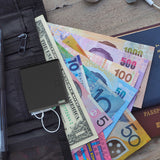 Laser Ultra Slim Smart Card with Wireless Charging - Top-Down View