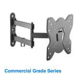 Laser Full Motion TV Wall Mount for 23 inches - 42 inches Panels - Close-Up Angle