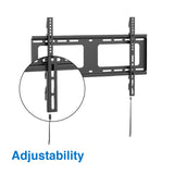 Laser Fixed Slim Profile TV Wall Mount - 37 to 80 Inch Panels - Top-Down View