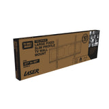 Laser Fixed Slim Profile TV Wall Mount - 37 to 80 Inch Panels - Rear View