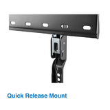 Ultra Slim Fixed TV Wall Mount suits 43 inches - 80 inches Panels - Top-Down View