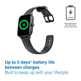 vFitness Momentum 3 Smart Watch with Alexa Voice Assist - Top-Down View