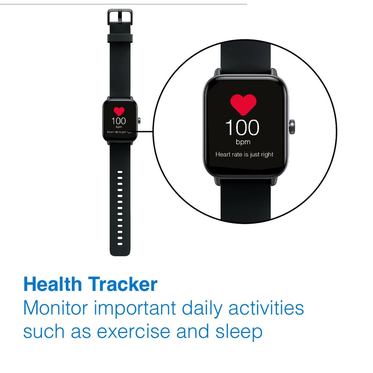 vFitness Momentum 3 Smart Watch with Alexa Voice Assist