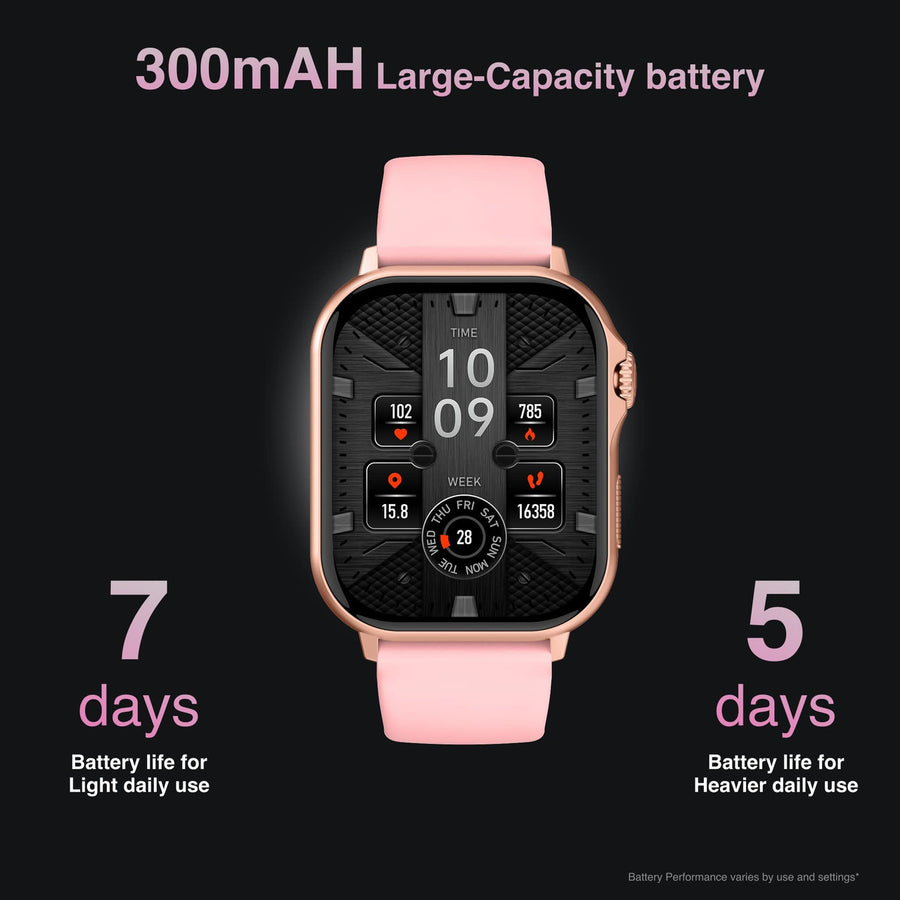 V-Fitness Smart Watch GPS and 2.1 inch Pink