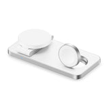 Laser ChargeCore 3-in-1 MagSafe Charger White - Close-Up Angle