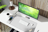 Laser Wireless Charging Desk Mat Grey - Side View