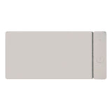 Laser Wireless Charging Desk Mat Grey