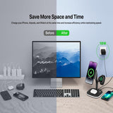 5 in 1 Wireless Charging Station with Night Light - Extra Image