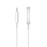 Laser Wireless Charger for Apple Watch White - Rear View