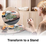 Laser 3-in-1 Travel Wireless Charging Pad for Apple - Side View