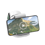 Laser 3-in-1 Travel Wireless Charging Pad for Apple - Top-Down View