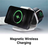 Laser 3-in-1 Travel Wireless Charging Pad for Apple - 45-Degree Angle