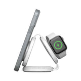 Laser 3-in-1 Travel Wireless Charging Pad for Apple - Low Angle