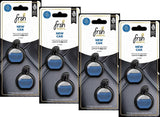 Car Air Freshener Clip New Car Fragrance FrshScents Mini Vent Odor Eliminator Twin Pack x 4 - Front View