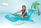 Intex Whale Blue Inflatable Ride - On 57567 - 45-Degree Angle
