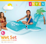 Intex Whale Blue Inflatable Ride - On 57567 - Rear View