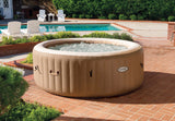 Intex PureSpa Bubble Massage 4 Person Spa 28426 - Front View