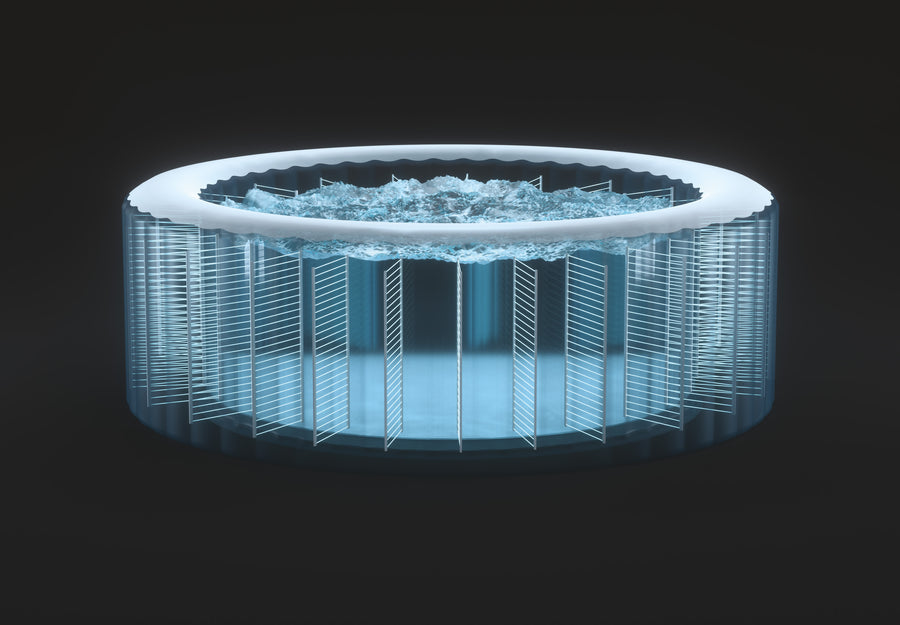 Intex PureSpa Bubble Massage 4 Person Spa 28426