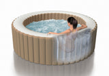 Intex PureSpa Bubble Massage 6 Person Spa 28428 - Top-Down View
