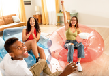 Intex Transparent Inflatable Armchair 66502 - Close-Up Angle