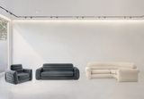 Intex Corner Sofa L-Shaped Inflatable Couch 68575 - Low Angle