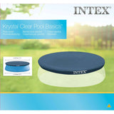 Intex Easy Set Pool Cover 244cm - Front View