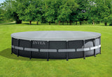 Intex Deluxe Pool Cover for 18' Round Swimming Pools 28041 - Front View
