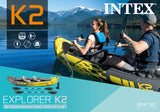 Intex Explorer Inflatable K2 Kayak 68307 - Extra Image