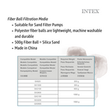 Intex Fiber Ball Filtration Replacement Ball 500g 29045 - Close-Up Angle