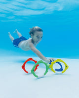 Intex Underwater Pool Toys Fish Rings  55507 - Top-Down View