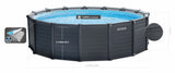 Intex Intex Graphite Grey Panel Pool 4.78 x 1.24M 26384 - Low Angle