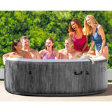 Intex PureSpa 6 Person Greywood Spa 28442 - Rear View