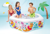 INTEX Deluxe Happy Otter Pool 1191cm x 178cm x x61cm 56493 - Side View