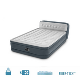 Intex Queen Deluxe Headboard Airbed 64448 - Front View