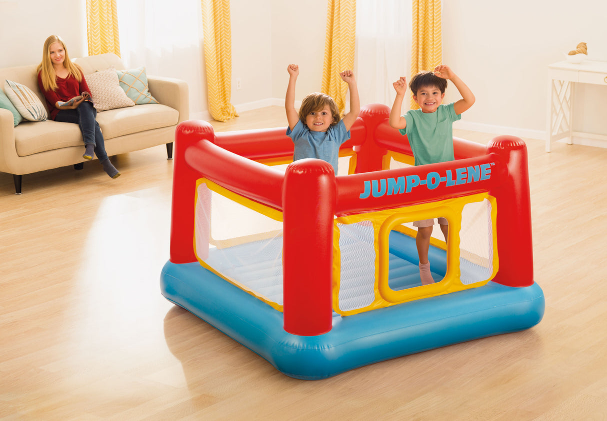Intex Jump-O-Lene Inflatable Bouncer Play House 48260