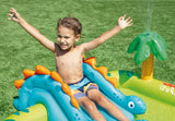 Intex Little Dino Inflatable Play Centre 57166 - Top-Down View