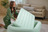 Intex Kidz Inflatable Travel Bed set with Hand Pump - Stars. Great for Travel 66810 - Extra Image