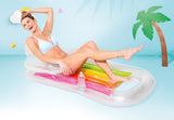 Intex King Kool Inflatable Pool Lounge 58802 - Rear View