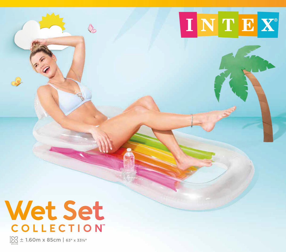Intex King Kool Inflatable Pool Lounge 58802
