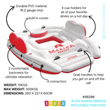 Intex Marina Breeze Inflatable Pontoon 56296 - Front View