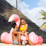 Intex Mega Flamingo Inflatable Pool Island Float 57288 - Front View