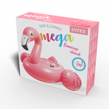 Intex Mega Flamingo Inflatable Pool Island Float 57288 - Top-Down View