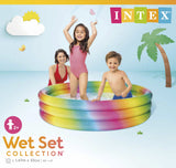 Intex RAINBOW OMBRE POOL 147cm 58439 - Top-Down View