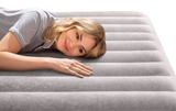 Intex Single (Twin) Dura-Beam Prestige Mid-Rise Airbed w/ USB150 Pump - 64177 - Close-Up Angle
