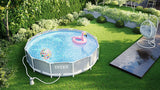 Intex PRISM 10' Metal Frame Above Ground Pool - 305cm x 76cm 26702 - Front View