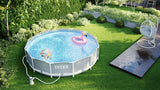 Intex PRISM 12' Metal Frame Above Ground Pool - 366cm x 76cm 26712 - Front View