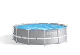 Intex PRISM Premium 12' Metal Frame Pool Outdoor Above Ground 366cm x 99cm - 26716 - Top-Down View