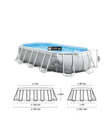 Intex PRISM Frame 16' Above Ground Pool 503cm x 274cm x 122cm 26796 - Rear View